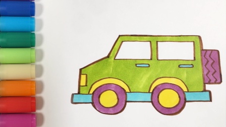 儿歌多多汽车简笔画-全集高清在线观看